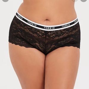 NWT black cheeky panties size 4 from Torrid